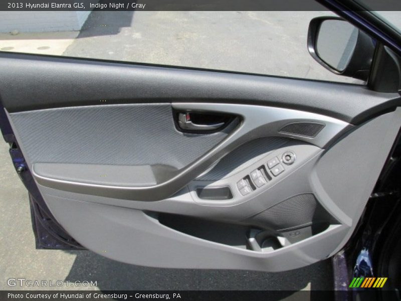 Indigo Night / Gray 2013 Hyundai Elantra GLS