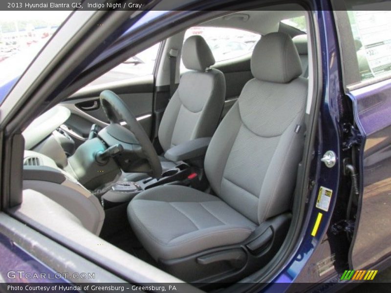 Indigo Night / Gray 2013 Hyundai Elantra GLS