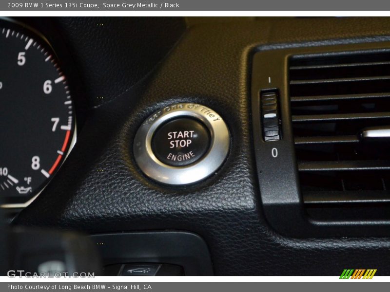 Space Grey Metallic / Black 2009 BMW 1 Series 135i Coupe