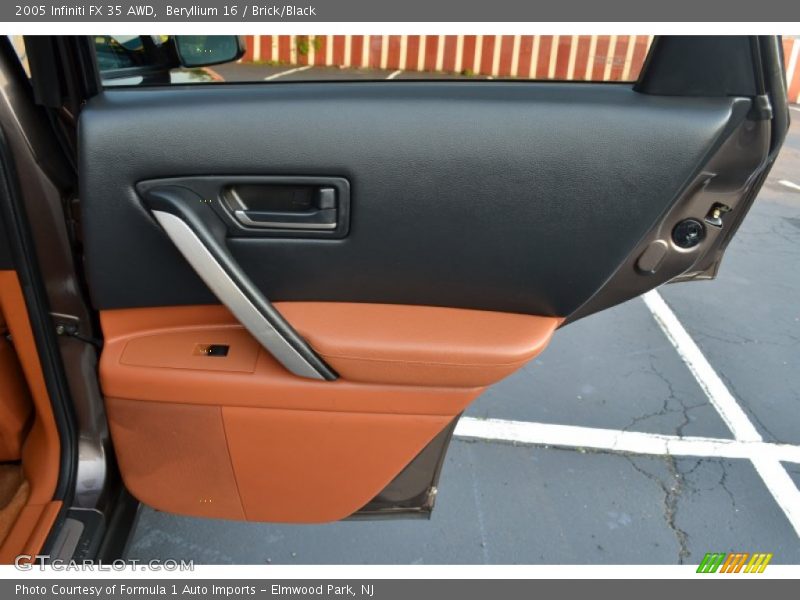 Beryllium 16 / Brick/Black 2005 Infiniti FX 35 AWD
