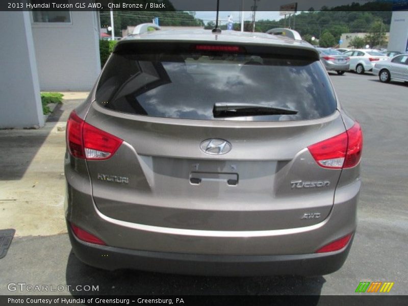 Chai Bronze / Black 2013 Hyundai Tucson GLS AWD