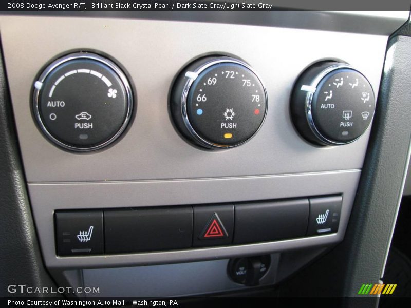 Brilliant Black Crystal Pearl / Dark Slate Gray/Light Slate Gray 2008 Dodge Avenger R/T