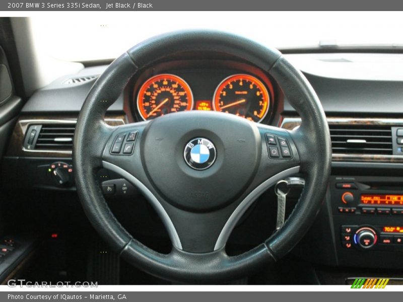 Jet Black / Black 2007 BMW 3 Series 335i Sedan