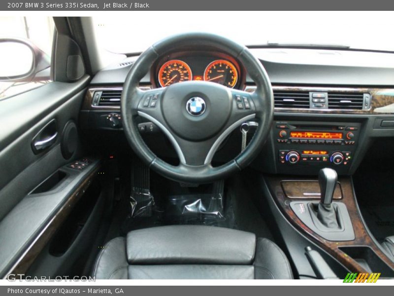Jet Black / Black 2007 BMW 3 Series 335i Sedan