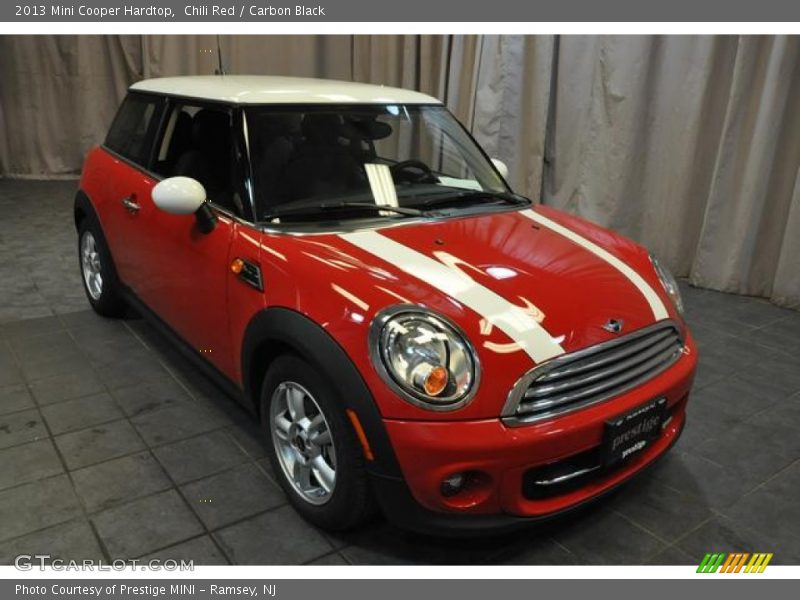 Chili Red / Carbon Black 2013 Mini Cooper Hardtop