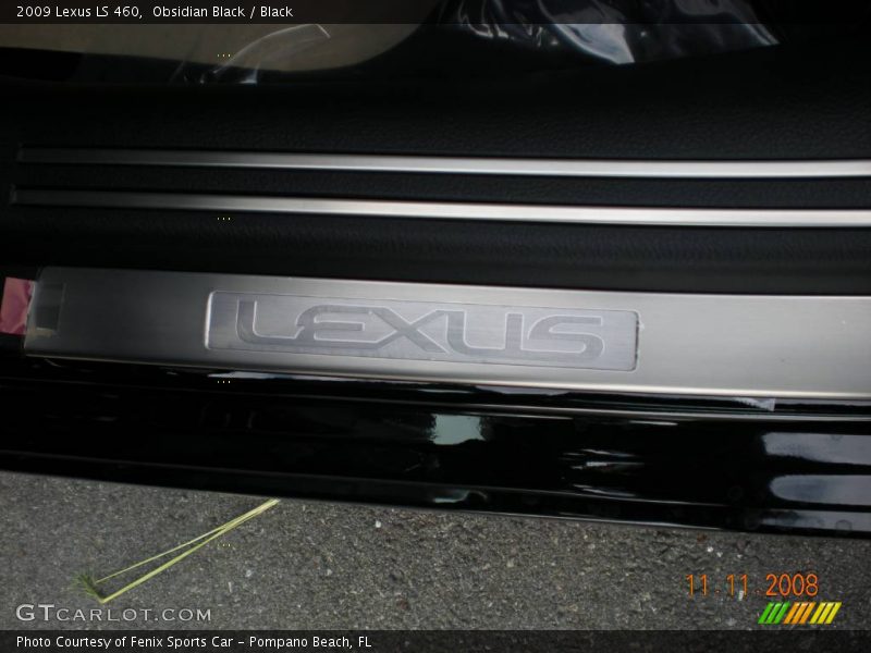 Obsidian Black / Black 2009 Lexus LS 460