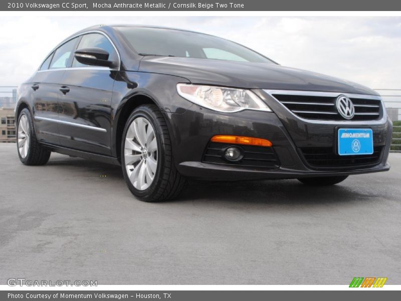 Mocha Anthracite Metallic / Cornsilk Beige Two Tone 2010 Volkswagen CC Sport