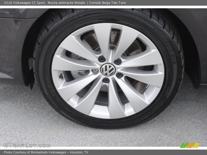 Mocha Anthracite Metallic / Cornsilk Beige Two Tone 2010 Volkswagen CC Sport