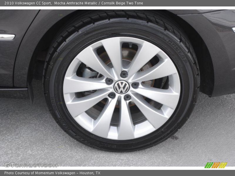 Mocha Anthracite Metallic / Cornsilk Beige Two Tone 2010 Volkswagen CC Sport
