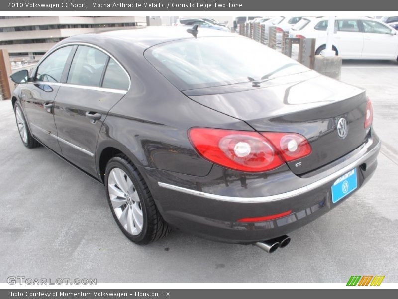 Mocha Anthracite Metallic / Cornsilk Beige Two Tone 2010 Volkswagen CC Sport