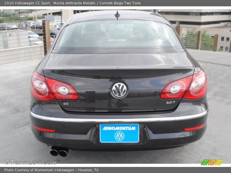 Mocha Anthracite Metallic / Cornsilk Beige Two Tone 2010 Volkswagen CC Sport