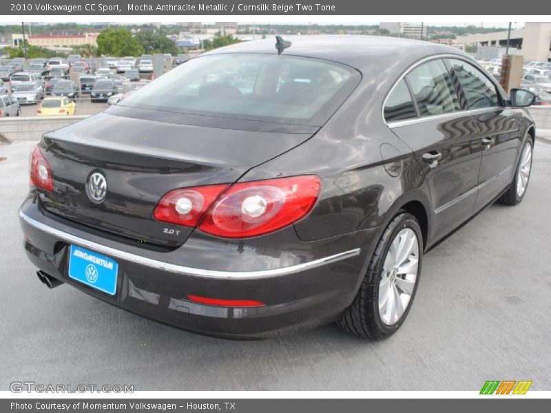 Mocha Anthracite Metallic / Cornsilk Beige Two Tone 2010 Volkswagen CC Sport