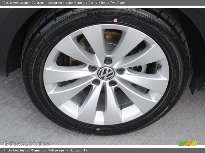 Mocha Anthracite Metallic / Cornsilk Beige Two Tone 2010 Volkswagen CC Sport