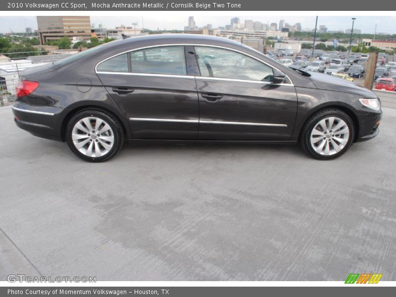 Mocha Anthracite Metallic / Cornsilk Beige Two Tone 2010 Volkswagen CC Sport