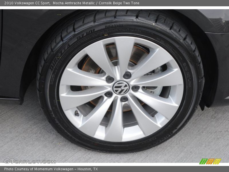 Mocha Anthracite Metallic / Cornsilk Beige Two Tone 2010 Volkswagen CC Sport