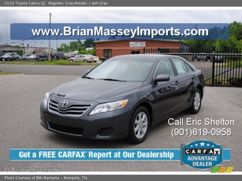 Magnetic Gray Metallic / Ash Gray 2010 Toyota Camry LE