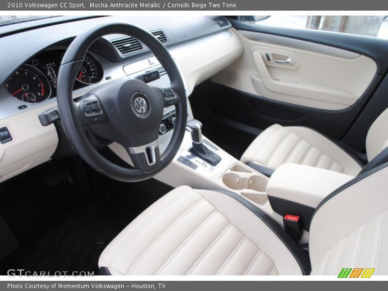 Mocha Anthracite Metallic / Cornsilk Beige Two Tone 2010 Volkswagen CC Sport