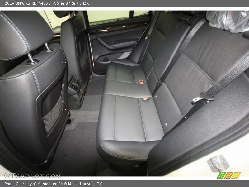 Rear Seat of 2014 X3 xDrive35i