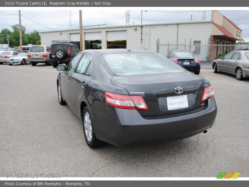 Magnetic Gray Metallic / Ash Gray 2010 Toyota Camry LE