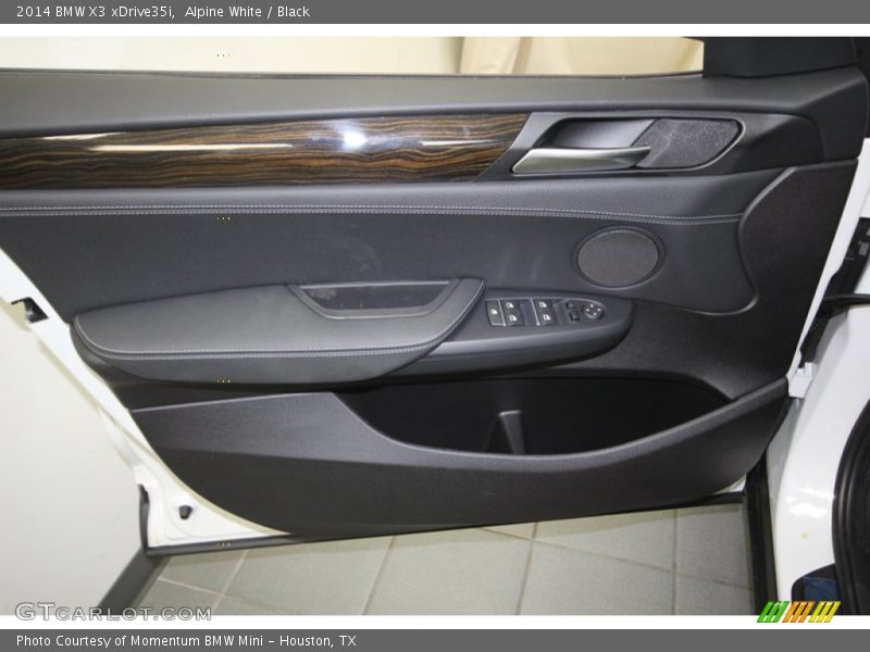 Alpine White / Black 2014 BMW X3 xDrive35i