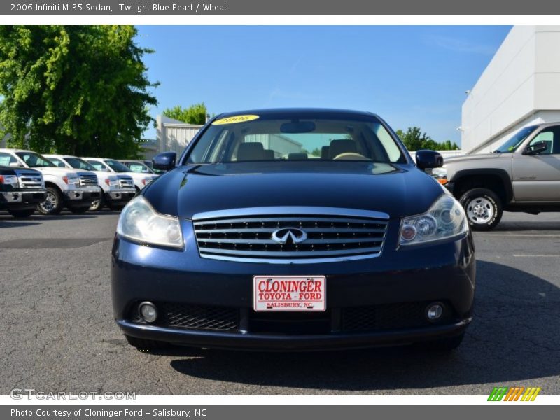 Twilight Blue Pearl / Wheat 2006 Infiniti M 35 Sedan