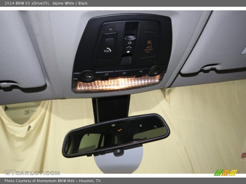 Alpine White / Black 2014 BMW X3 xDrive35i