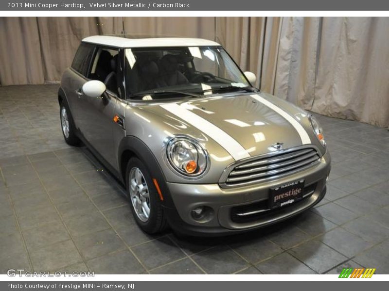 Velvet Silver Metallic / Carbon Black 2013 Mini Cooper Hardtop