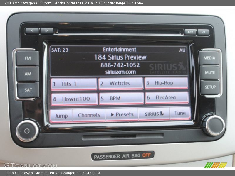Mocha Anthracite Metallic / Cornsilk Beige Two Tone 2010 Volkswagen CC Sport