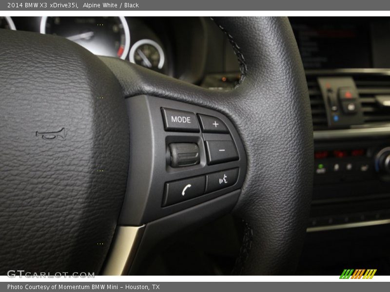 Alpine White / Black 2014 BMW X3 xDrive35i