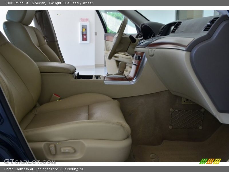 Twilight Blue Pearl / Wheat 2006 Infiniti M 35 Sedan