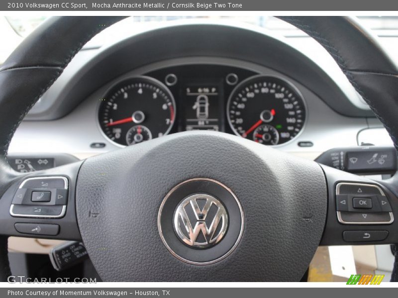 Mocha Anthracite Metallic / Cornsilk Beige Two Tone 2010 Volkswagen CC Sport