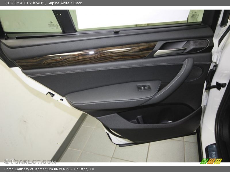 Alpine White / Black 2014 BMW X3 xDrive35i