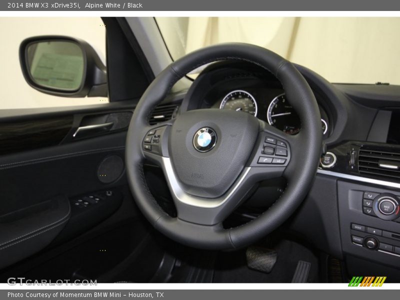Alpine White / Black 2014 BMW X3 xDrive35i