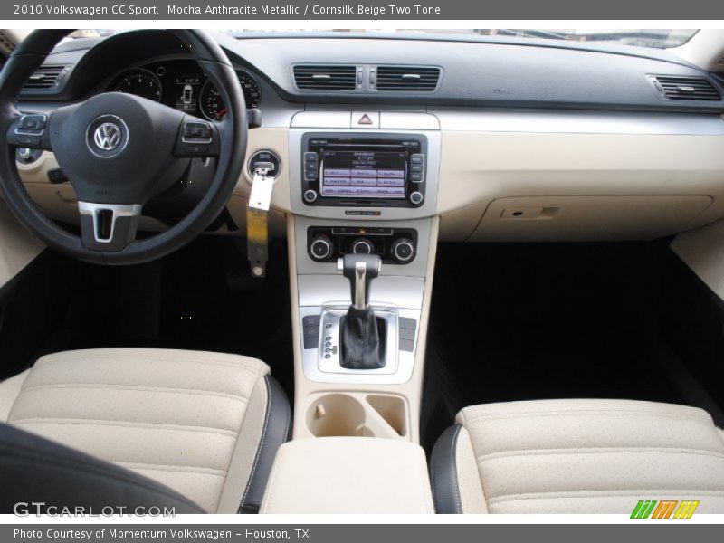 Mocha Anthracite Metallic / Cornsilk Beige Two Tone 2010 Volkswagen CC Sport