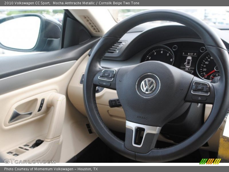 Mocha Anthracite Metallic / Cornsilk Beige Two Tone 2010 Volkswagen CC Sport