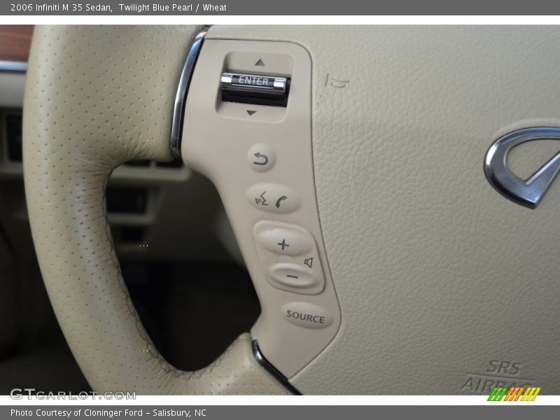 Twilight Blue Pearl / Wheat 2006 Infiniti M 35 Sedan