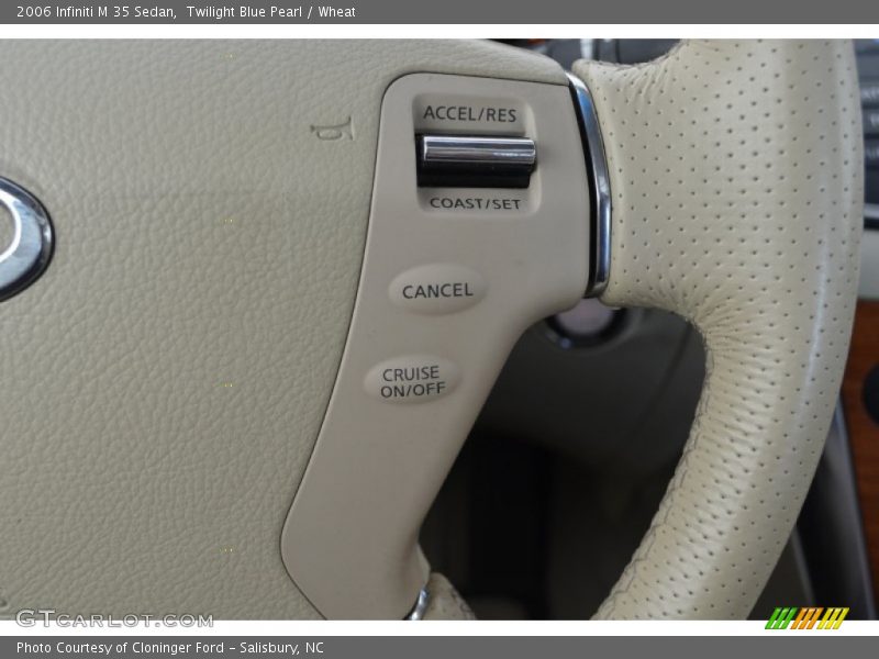Twilight Blue Pearl / Wheat 2006 Infiniti M 35 Sedan