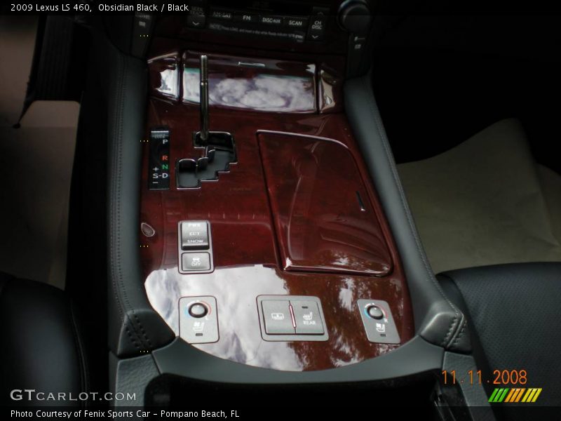 Obsidian Black / Black 2009 Lexus LS 460