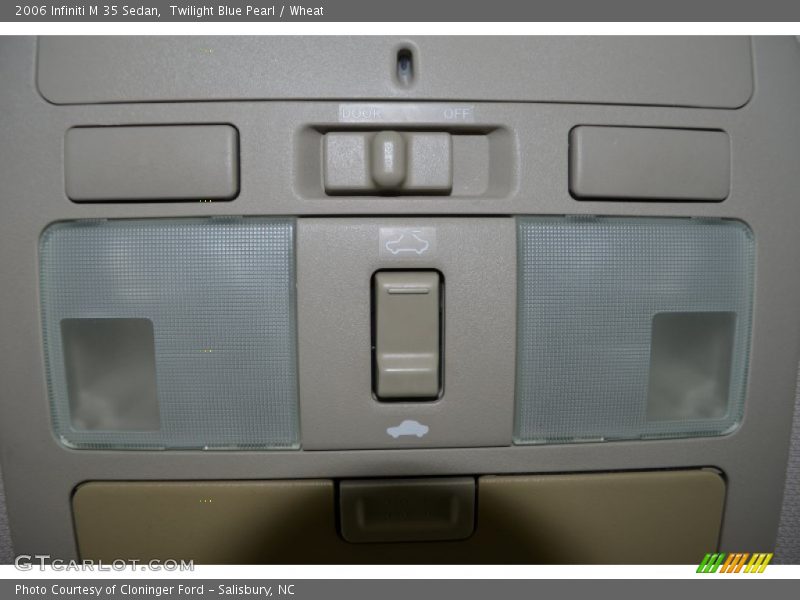 Twilight Blue Pearl / Wheat 2006 Infiniti M 35 Sedan