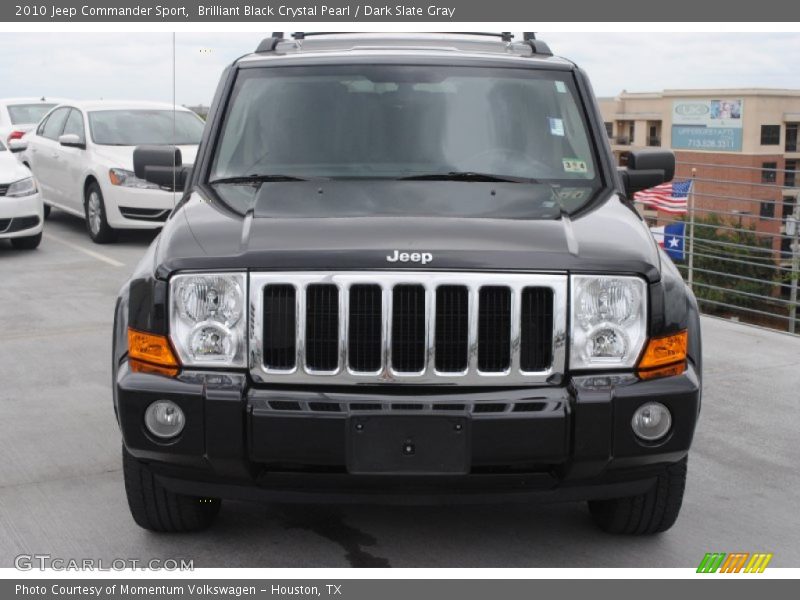Brilliant Black Crystal Pearl / Dark Slate Gray 2010 Jeep Commander Sport