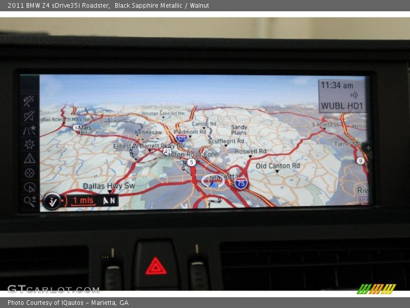 Navigation of 2011 Z4 sDrive35i Roadster