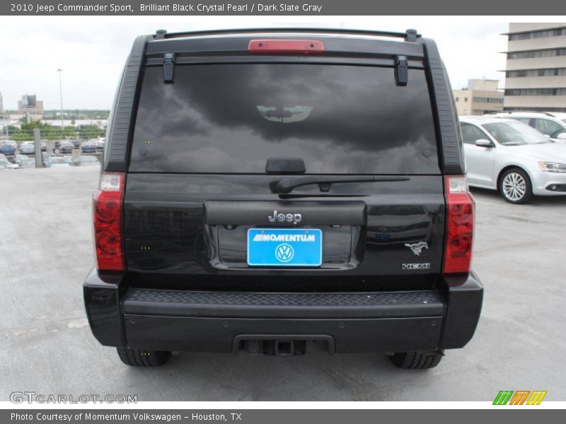 Brilliant Black Crystal Pearl / Dark Slate Gray 2010 Jeep Commander Sport