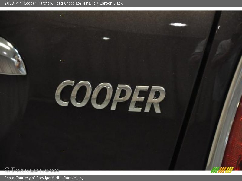 Iced Chocolate Metallic / Carbon Black 2013 Mini Cooper Hardtop