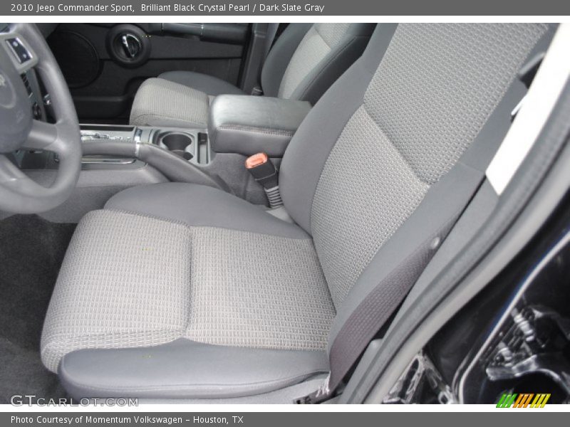 Brilliant Black Crystal Pearl / Dark Slate Gray 2010 Jeep Commander Sport