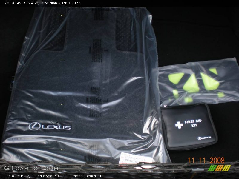 Obsidian Black / Black 2009 Lexus LS 460