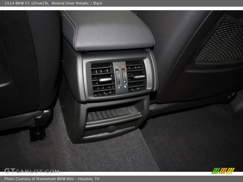 Mineral Silver Metallic / Black 2014 BMW X3 xDrive28i
