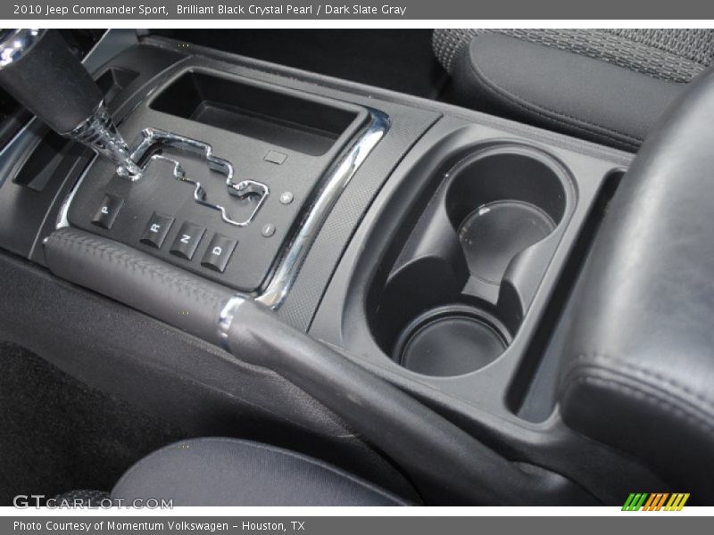 Brilliant Black Crystal Pearl / Dark Slate Gray 2010 Jeep Commander Sport