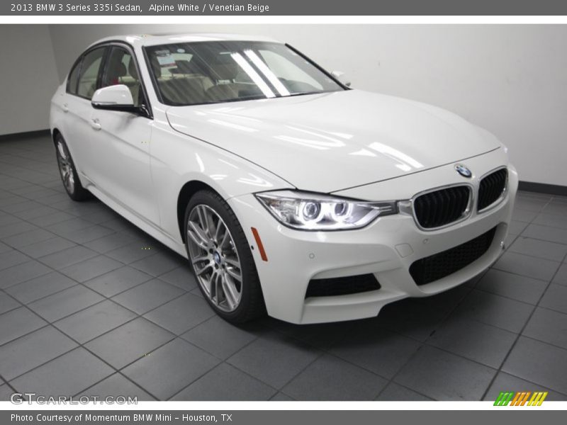 Alpine White / Venetian Beige 2013 BMW 3 Series 335i Sedan