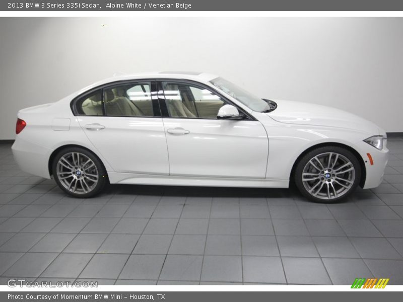 Alpine White / Venetian Beige 2013 BMW 3 Series 335i Sedan