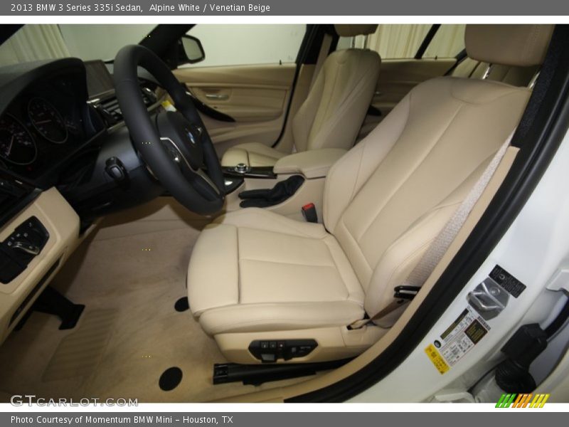 Alpine White / Venetian Beige 2013 BMW 3 Series 335i Sedan